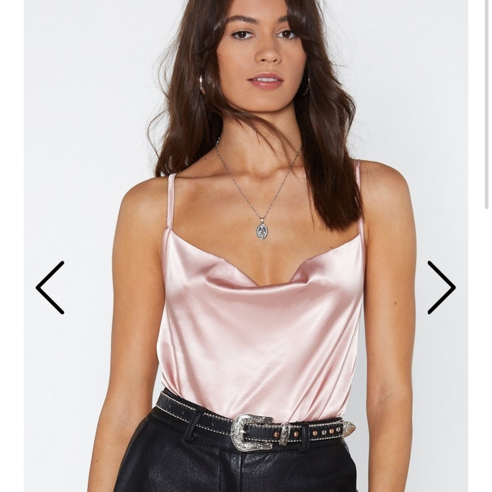 Nasty gal satin bodysuit
